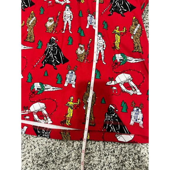 Hanna Andersson Organic Cotton Star Wars Christmas Pajama Top, Red Women’s XL - Picture 8 of 8